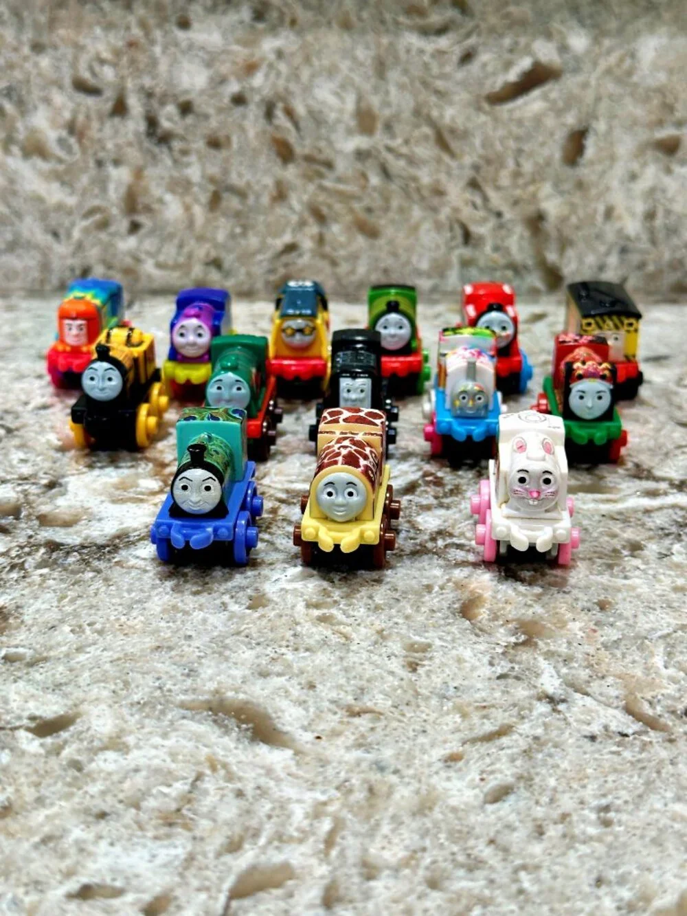 Thomas & Friends Minis Collection Lot of 14 MINI Trains Mattel ~No Duplicates
